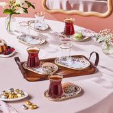 Karaca Tulip 12-teiliges Teeservice für 6 Personen